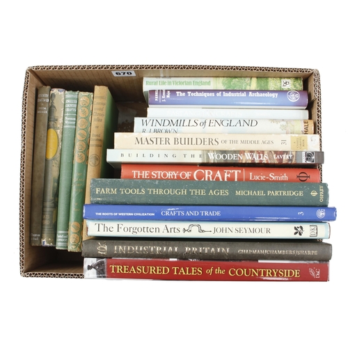 670 - 17 country craft books etc G