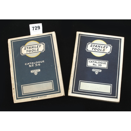 729 - STANLEY Tool Catalogues Nos 34 and 35 G