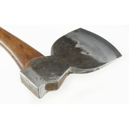 737 - A Kent pattern wheelwright's R/H side axe by BRADES with 5