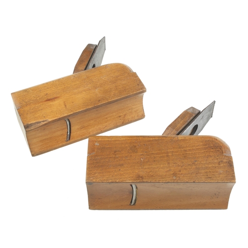 758 - Two concave sole block planes by CROW 7