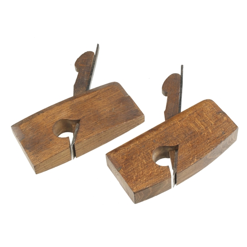 766 - A pair of small flat and compassed rebate planes by GARDNER Bristol 5