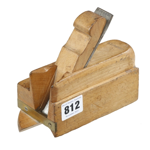 812 - A PRESTON No 360 chamfer plane with scrolled wedge G++