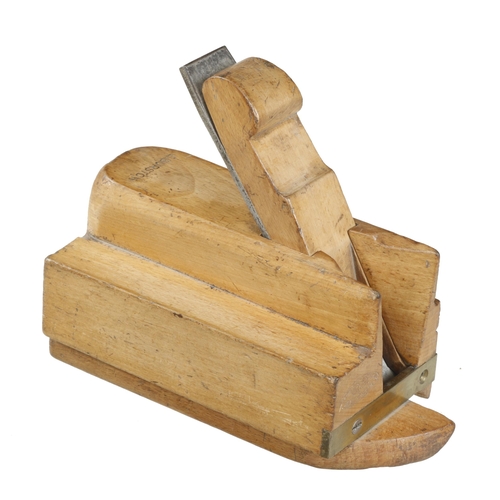 812 - A PRESTON No 360 chamfer plane with scrolled wedge G++