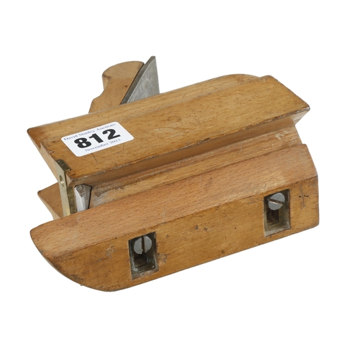 812 - A PRESTON No 360 chamfer plane with scrolled wedge G++