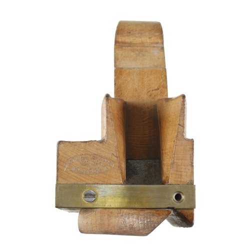 812 - A PRESTON No 360 chamfer plane with scrolled wedge G++