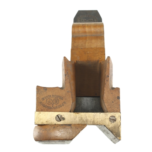 812 - A PRESTON No 360 chamfer plane with scrolled wedge G++