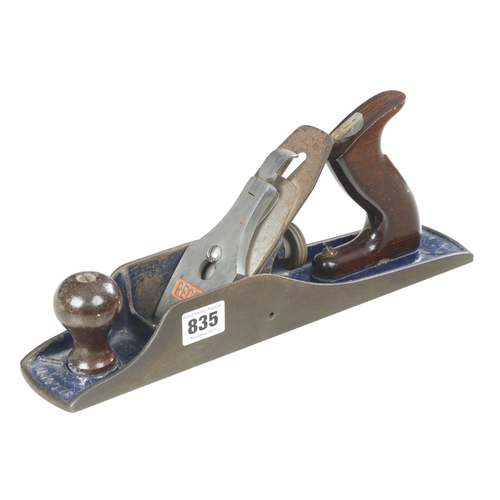 835 - A RECORD No T5 technical jack plane lacks side handle G+