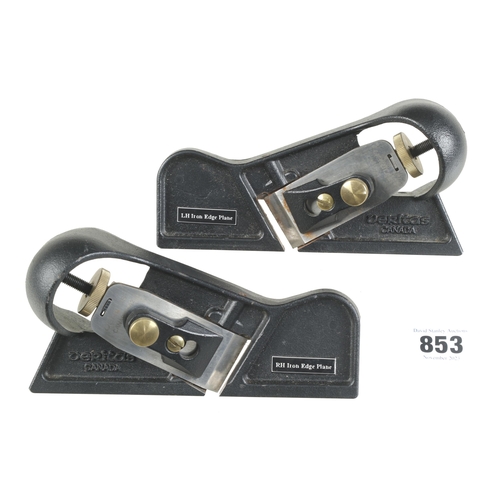 853 - An unused pair of VERITAS L & R hand edge planes (RRP £270) F