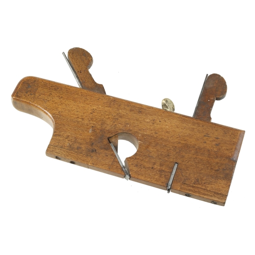 919 - A most unusual tailed dado plane by GABRIEL with removable ends to the sole G++