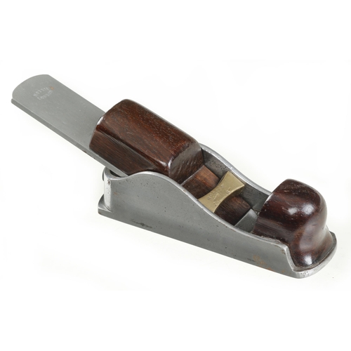 961 - An iron NORRIS No 32 thumb plane with rosewood infill and wedge and 1 1/2