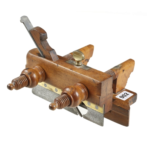 902 - A beech screwstem plough by KING & PEACH with boxwood stems and nuts G