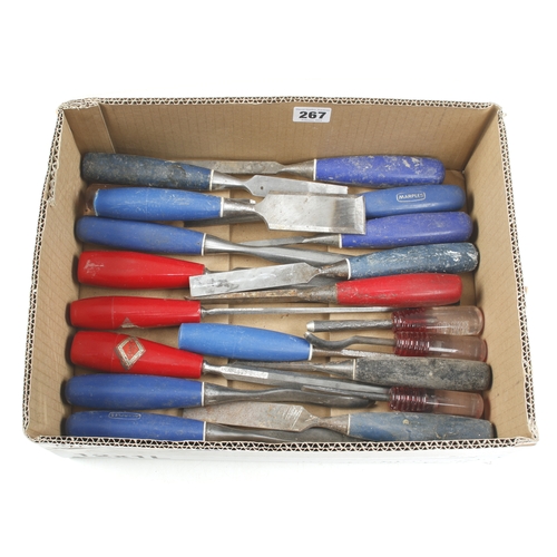 267 - 20 chisels with composite handles G