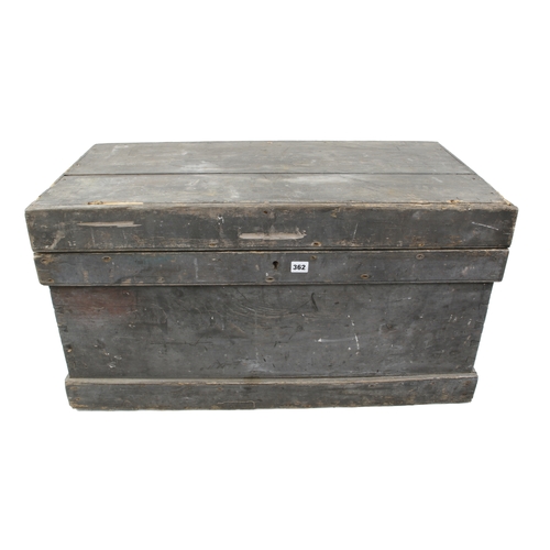 362 - Two pine boxes for restoration G-