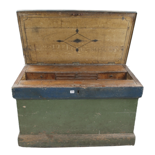 372 - A cabinetmaker's tool chest 42