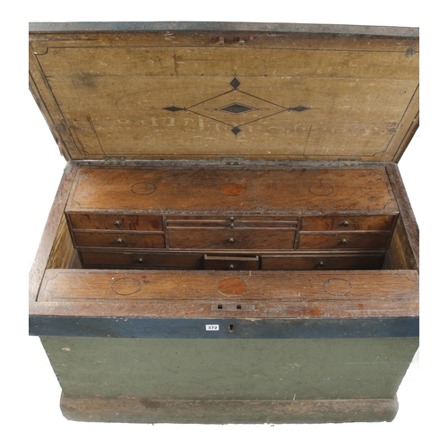 372 - A cabinetmaker's tool chest 42