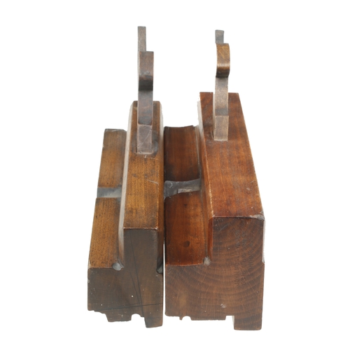 801 - Two unusual moulding planes, one by MOSELEY London G++