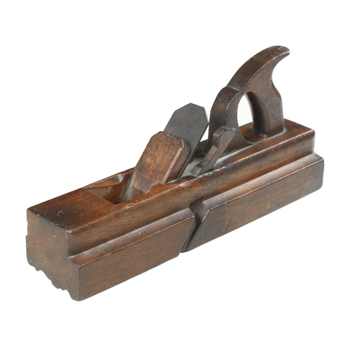 804 - A handled twin iron moulding plane by CURRY Glasgow 14 1/2