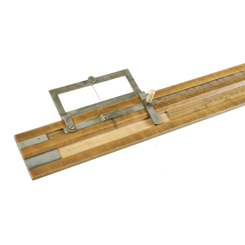 873 - A boxwood computing scale by STANLEY London c/w 10 slender slides with To Compute with Lines on Pape... 