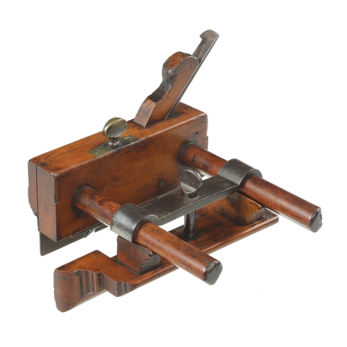 915 - An early boxwood bridle plough plane G