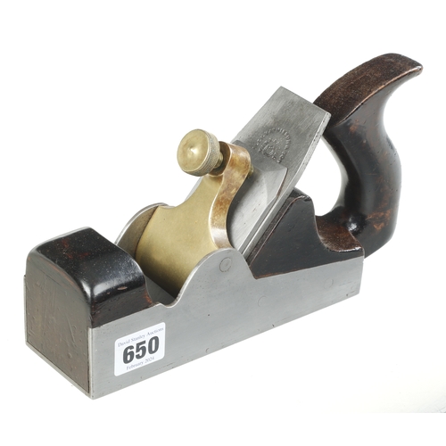 650 - A d/t steel parallel smoother with brass lever G++