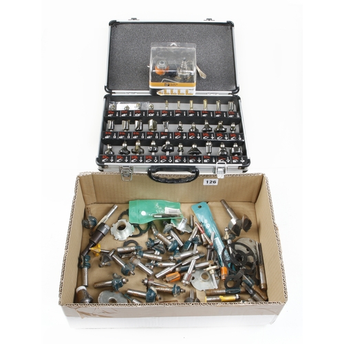 126 - Quantity of TREND and other router bits G+