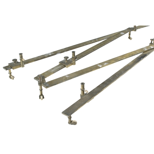 166 - A large brass pantograph by HARRIS London in orig 40