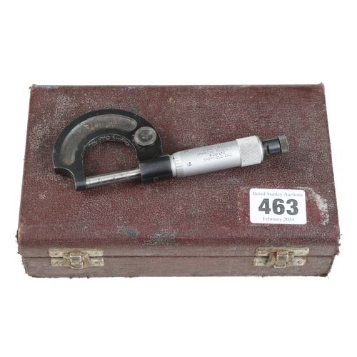 463 - A BATY dial gauge in orig box and a micrometer by SHARDLOW G+