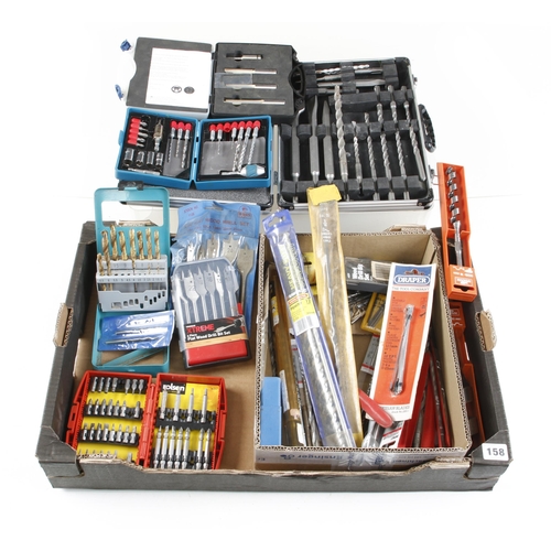 158 - Quantity of drill bits etc G+