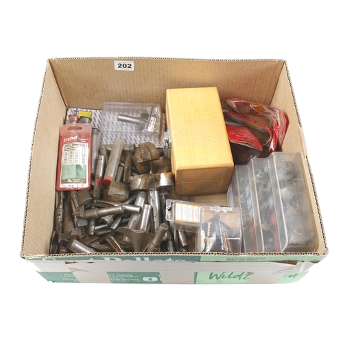 202 - Quantity of router bits etc G