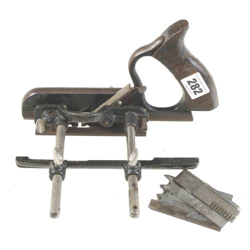 282 - A STANLEY No 50 plough with 9 cutters G+