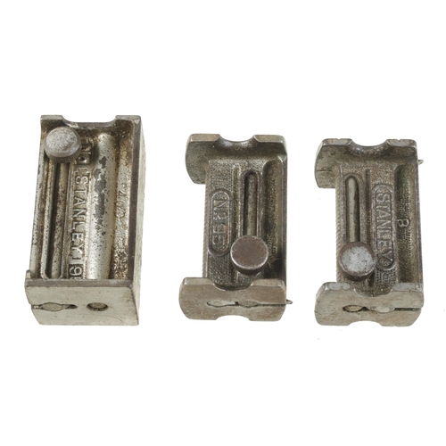 376 - Three STANLEY No 95 butt gauges, all different G