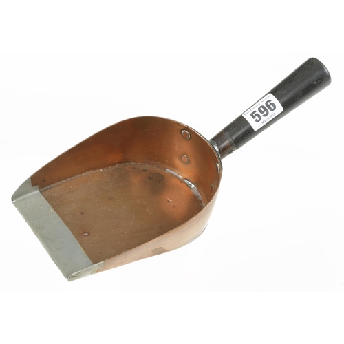 596 - A copper coin shovel G