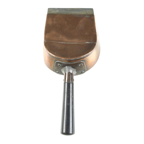 596 - A copper coin shovel G