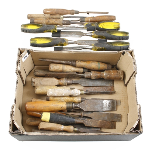 78 - 26 chisels and gouges for restoration G