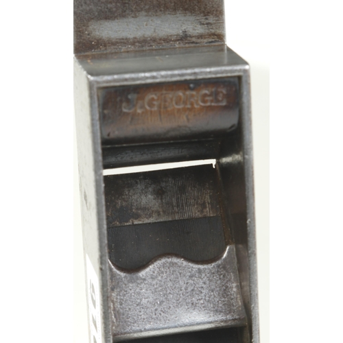 910 - An early, small d/t steel mitre plane 6 1/2