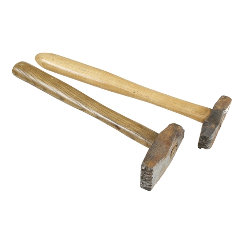 870 - Two forester's marking hammers with M124C and JG&S G