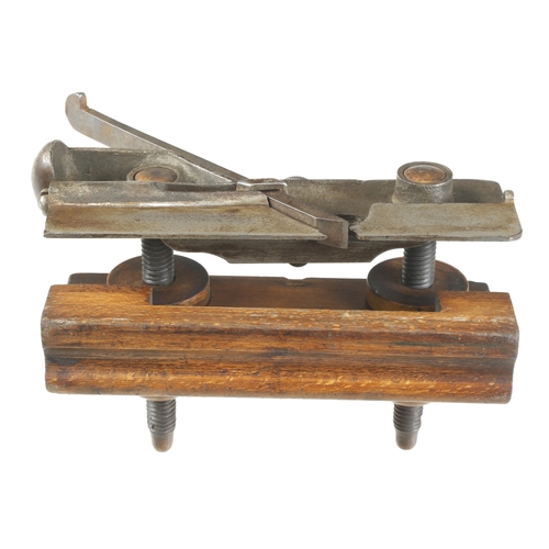 918 - An unusual Continental transitional screw arm plough plane undoubtedly by F PLETTENBERG, Iserjohn bu... 