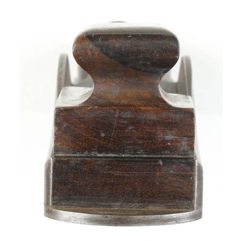 940 - A very rare MATHIESON No 847 improved skew mouth d/t steel mitre plane with rosewood infill and orig... 