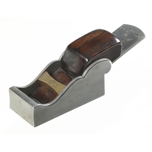 946 - A little used NORRIS No 28 iron chariot plane with rosewood wedge and 1 1/4