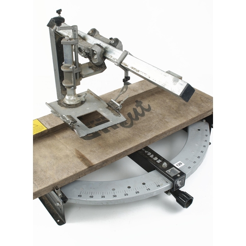 120 - A router table by UNCUT with sliding arm G+