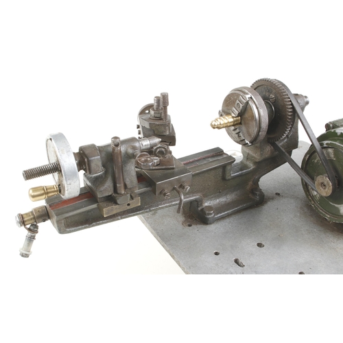 121 - A small lathe with 240v motor Pat tested