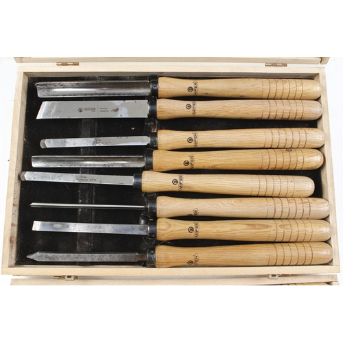 A set of 8 MIFER turning tools in orig box, 4 others by MIFER and 6 by