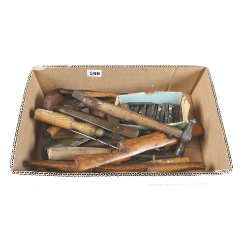 596 - A box of small tools G