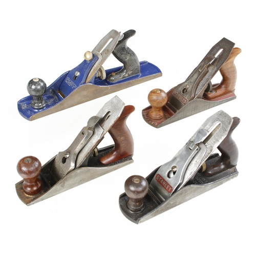 547 - Nos 3, 4 and 5 bench planes by STANLEY, RECORD and MARPLES G+