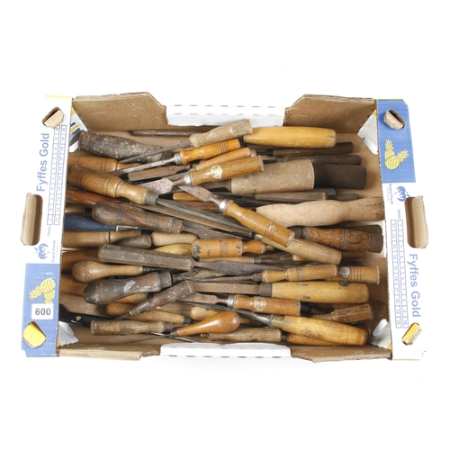 600 - 60 chisels and gouges for restoration G-