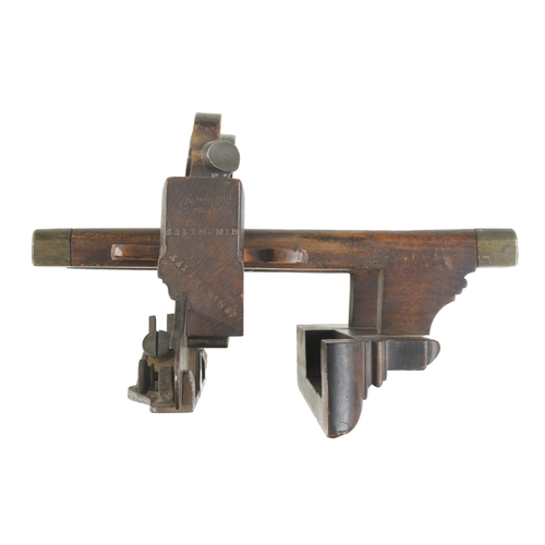 602 - A handled plough by HOFFMAN Edinburgh with additional detachable fillister bed G+