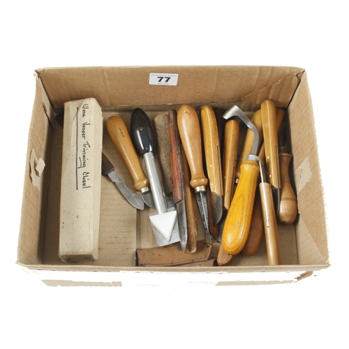 77 - 20 marquetry or veneer trimming knives G++