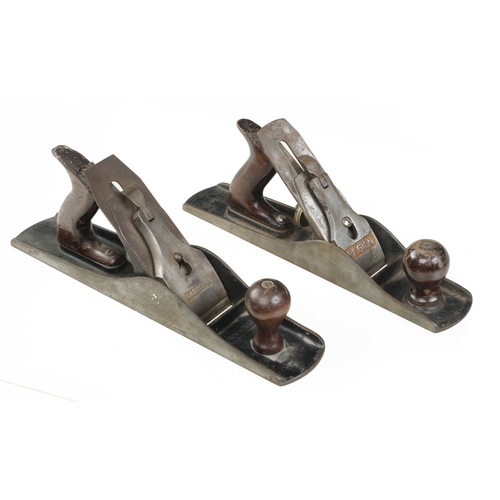 68 - Two fore planes by SARGENT and UNION (incorrect lever cap) G+