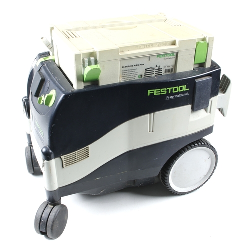 116 - A FESTOOL CT 22 E vacuum with attachment 240v Pat tested