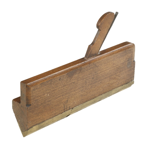 752 - An unusual brass soled moulding plane by BUDD London G++